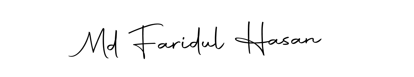 The best way (Autography-DOLnW) to make a short signature is to pick only two or three words in your name. The name Md Faridul Hasan include a total of six letters. For converting this name. Md Faridul Hasan signature style 10 images and pictures png