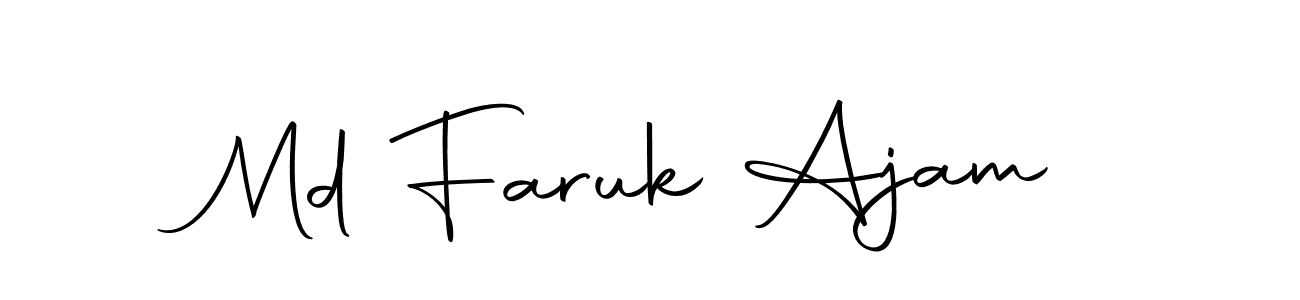 You should practise on your own different ways (Autography-DOLnW) to write your name (Md Faruk Ajam) in signature. don't let someone else do it for you. Md Faruk Ajam signature style 10 images and pictures png