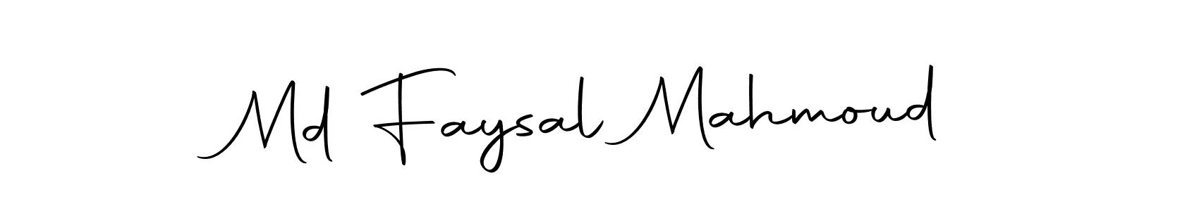 Design your own signature with our free online signature maker. With this signature software, you can create a handwritten (Autography-DOLnW) signature for name Md Faysal Mahmoud. Md Faysal Mahmoud signature style 10 images and pictures png