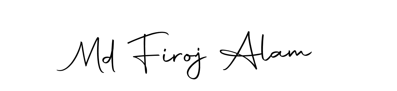 Also we have Md Firoj Alam name is the best signature style. Create professional handwritten signature collection using Autography-DOLnW autograph style. Md Firoj Alam signature style 10 images and pictures png