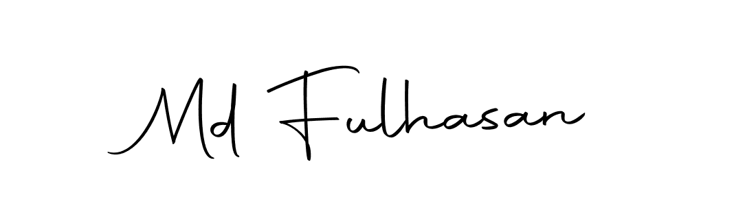 Create a beautiful signature design for name Md Fulhasan. With this signature (Autography-DOLnW) fonts, you can make a handwritten signature for free. Md Fulhasan signature style 10 images and pictures png