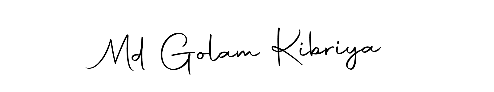 Create a beautiful signature design for name Md Golam Kibriya. With this signature (Autography-DOLnW) fonts, you can make a handwritten signature for free. Md Golam Kibriya signature style 10 images and pictures png