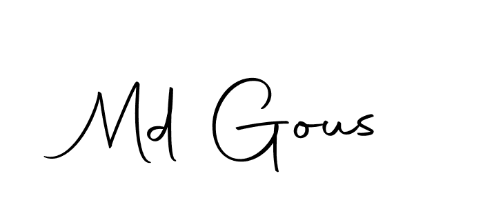 Use a signature maker to create a handwritten signature online. With this signature software, you can design (Autography-DOLnW) your own signature for name Md Gous. Md Gous signature style 10 images and pictures png