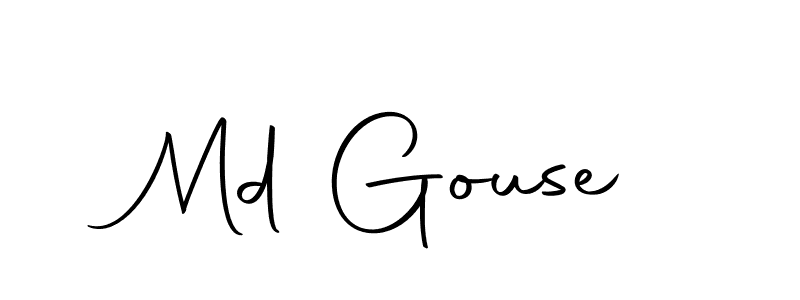 Make a beautiful signature design for name Md Gouse. With this signature (Autography-DOLnW) style, you can create a handwritten signature for free. Md Gouse signature style 10 images and pictures png