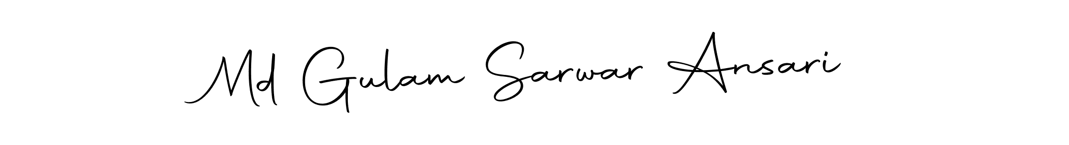 Make a short Md Gulam Sarwar Ansari signature style. Manage your documents anywhere anytime using Autography-DOLnW. Create and add eSignatures, submit forms, share and send files easily. Md Gulam Sarwar Ansari signature style 10 images and pictures png