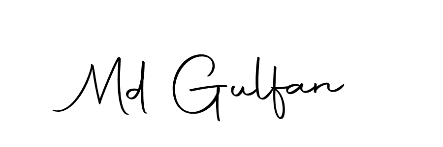 Make a beautiful signature design for name Md Gulfan. With this signature (Autography-DOLnW) style, you can create a handwritten signature for free. Md Gulfan signature style 10 images and pictures png