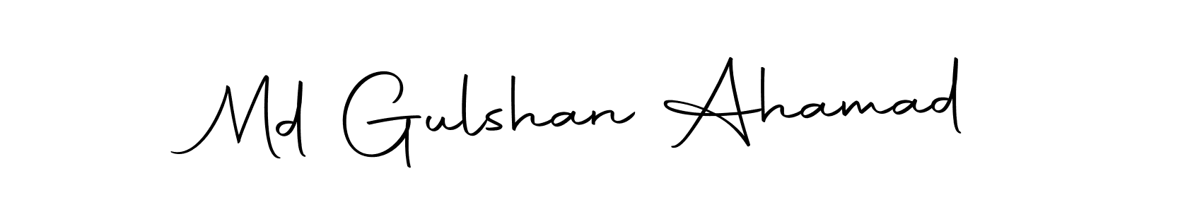 Make a beautiful signature design for name Md Gulshan Ahamad. With this signature (Autography-DOLnW) style, you can create a handwritten signature for free. Md Gulshan Ahamad signature style 10 images and pictures png