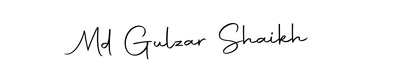 Use a signature maker to create a handwritten signature online. With this signature software, you can design (Autography-DOLnW) your own signature for name Md Gulzar Shaikh. Md Gulzar Shaikh signature style 10 images and pictures png