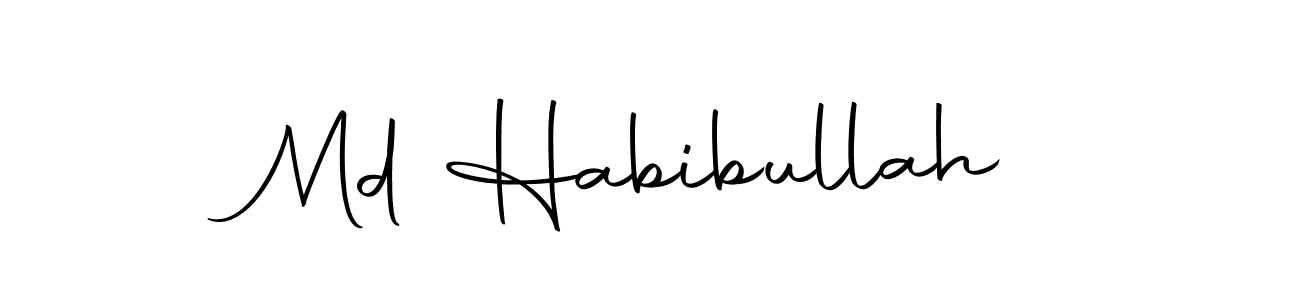 How to make Md Habibullah signature? Autography-DOLnW is a professional autograph style. Create handwritten signature for Md Habibullah name. Md Habibullah signature style 10 images and pictures png