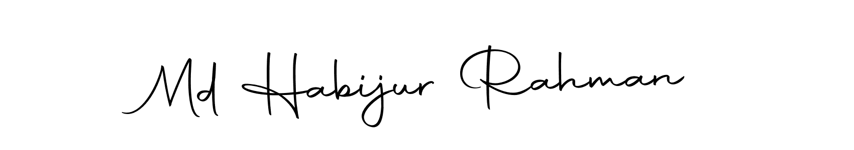The best way (Autography-DOLnW) to make a short signature is to pick only two or three words in your name. The name Md Habijur Rahman include a total of six letters. For converting this name. Md Habijur Rahman signature style 10 images and pictures png