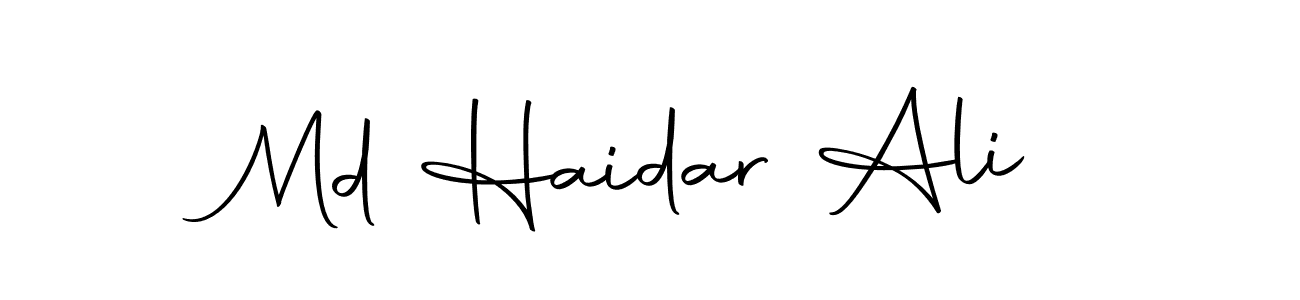 You can use this online signature creator to create a handwritten signature for the name Md Haidar Ali. This is the best online autograph maker. Md Haidar Ali signature style 10 images and pictures png