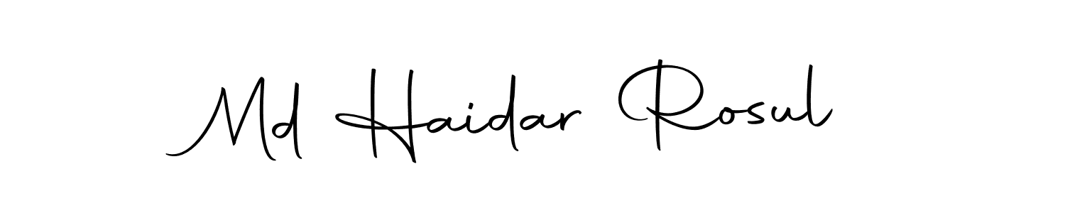 You can use this online signature creator to create a handwritten signature for the name Md Haidar Rosul. This is the best online autograph maker. Md Haidar Rosul signature style 10 images and pictures png