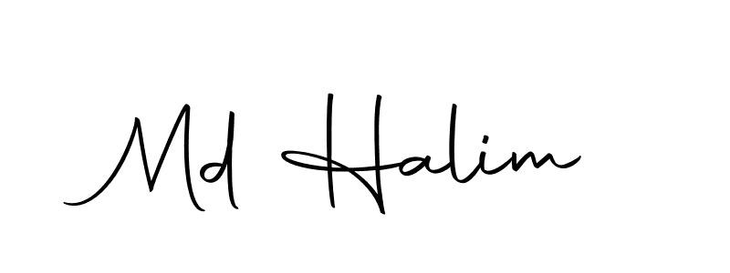 Make a beautiful signature design for name Md Halim. Use this online signature maker to create a handwritten signature for free. Md Halim signature style 10 images and pictures png