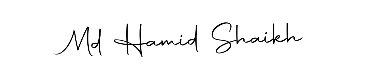 Use a signature maker to create a handwritten signature online. With this signature software, you can design (Autography-DOLnW) your own signature for name Md Hamid Shaikh. Md Hamid Shaikh signature style 10 images and pictures png