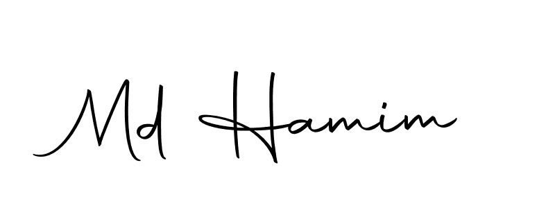 Use a signature maker to create a handwritten signature online. With this signature software, you can design (Autography-DOLnW) your own signature for name Md Hamim. Md Hamim signature style 10 images and pictures png