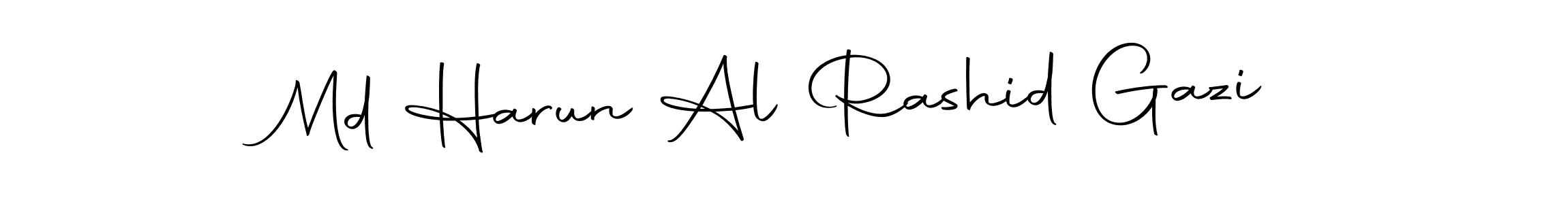 Make a beautiful signature design for name Md Harun Al Rashid Gazi. With this signature (Autography-DOLnW) style, you can create a handwritten signature for free. Md Harun Al Rashid Gazi signature style 10 images and pictures png