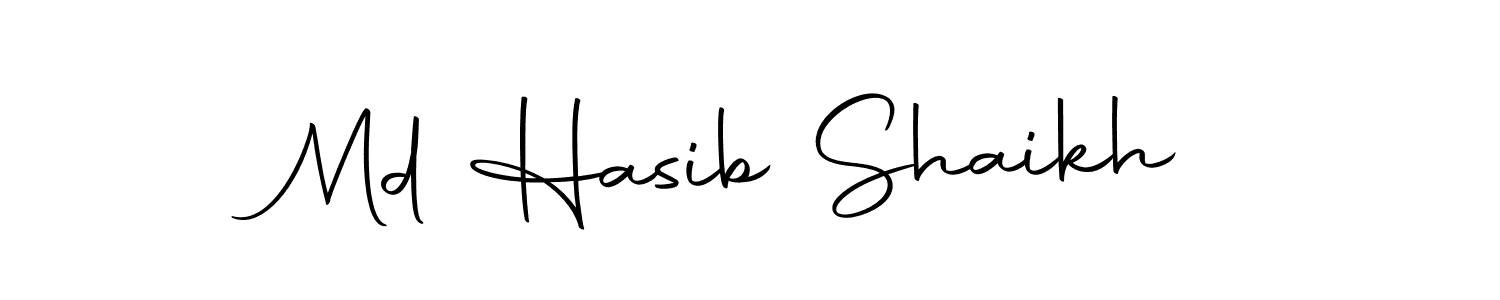 Design your own signature with our free online signature maker. With this signature software, you can create a handwritten (Autography-DOLnW) signature for name Md Hasib Shaikh. Md Hasib Shaikh signature style 10 images and pictures png