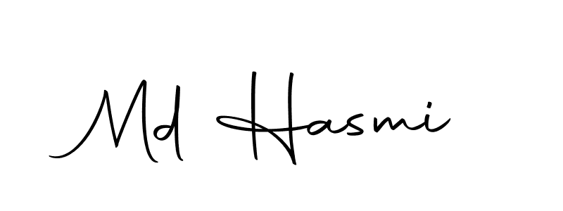 Design your own signature with our free online signature maker. With this signature software, you can create a handwritten (Autography-DOLnW) signature for name Md Hasmi. Md Hasmi signature style 10 images and pictures png