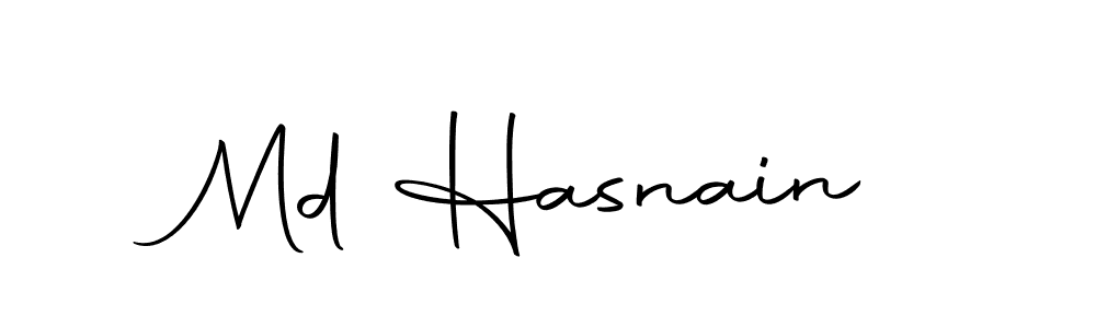 How to make Md Hasnain signature? Autography-DOLnW is a professional autograph style. Create handwritten signature for Md Hasnain name. Md Hasnain signature style 10 images and pictures png