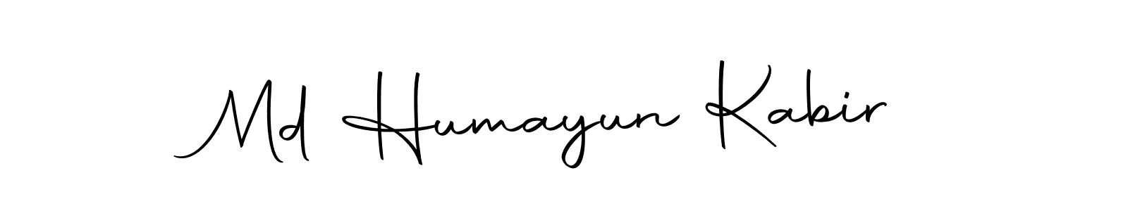 Design your own signature with our free online signature maker. With this signature software, you can create a handwritten (Autography-DOLnW) signature for name Md Humayun Kabir. Md Humayun Kabir signature style 10 images and pictures png