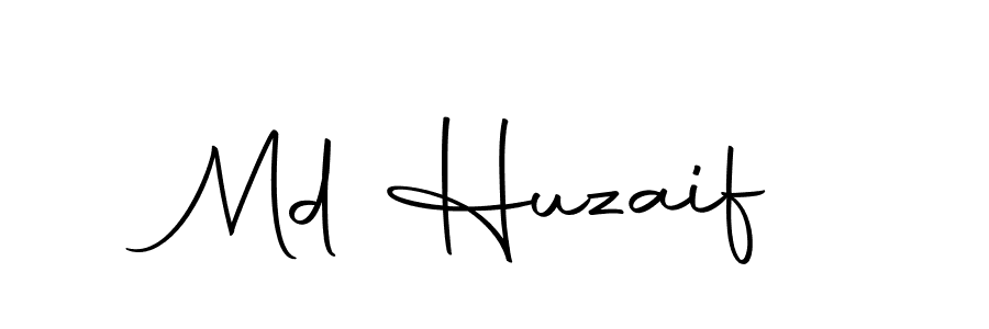 Create a beautiful signature design for name Md Huzaif. With this signature (Autography-DOLnW) fonts, you can make a handwritten signature for free. Md Huzaif signature style 10 images and pictures png