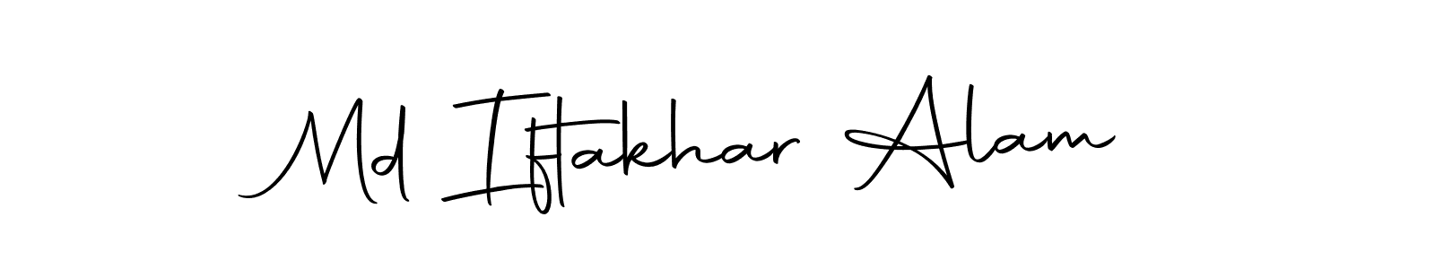 if you are searching for the best signature style for your name Md Iftakhar Alam. so please give up your signature search. here we have designed multiple signature styles  using Autography-DOLnW. Md Iftakhar Alam signature style 10 images and pictures png