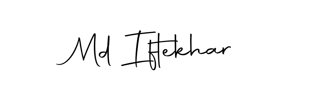 Use a signature maker to create a handwritten signature online. With this signature software, you can design (Autography-DOLnW) your own signature for name Md Iftekhar. Md Iftekhar signature style 10 images and pictures png