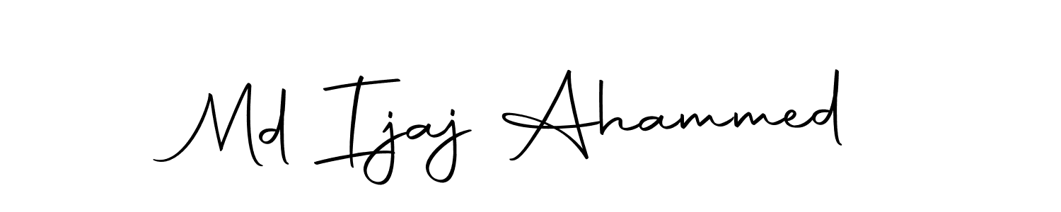 Design your own signature with our free online signature maker. With this signature software, you can create a handwritten (Autography-DOLnW) signature for name Md Ijaj Ahammed. Md Ijaj Ahammed signature style 10 images and pictures png