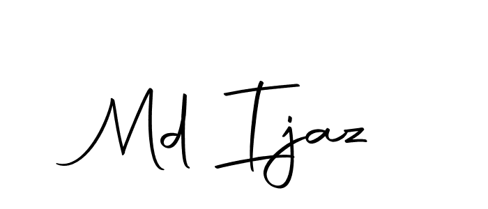 Create a beautiful signature design for name Md Ijaz. With this signature (Autography-DOLnW) fonts, you can make a handwritten signature for free. Md Ijaz signature style 10 images and pictures png