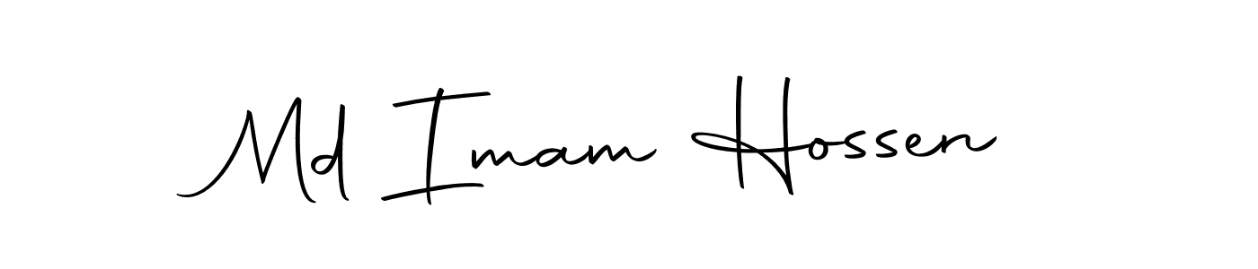 How to make Md Imam Hossen name signature. Use Autography-DOLnW style for creating short signs online. This is the latest handwritten sign. Md Imam Hossen signature style 10 images and pictures png