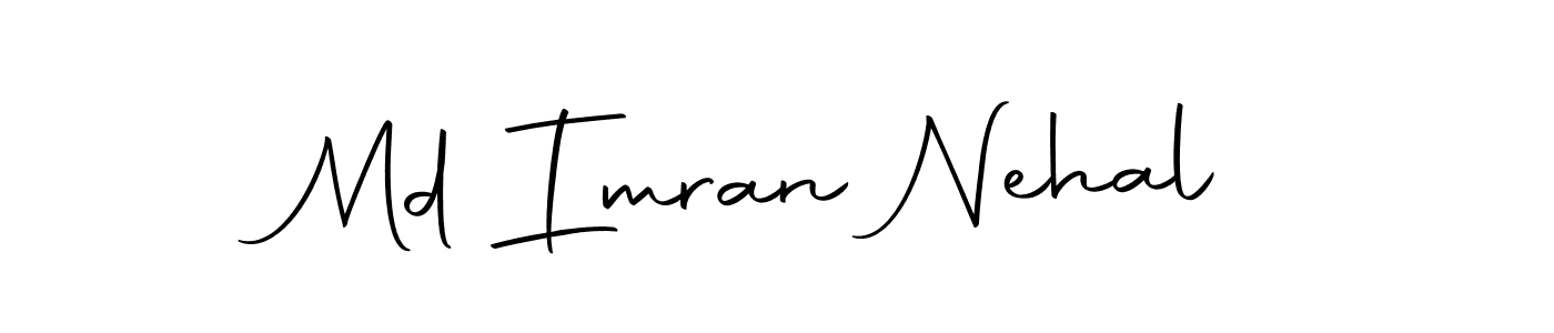 Create a beautiful signature design for name Md Imran Nehal. With this signature (Autography-DOLnW) fonts, you can make a handwritten signature for free. Md Imran Nehal signature style 10 images and pictures png