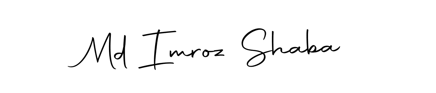 You should practise on your own different ways (Autography-DOLnW) to write your name (Md Imroz Shaba) in signature. don't let someone else do it for you. Md Imroz Shaba signature style 10 images and pictures png