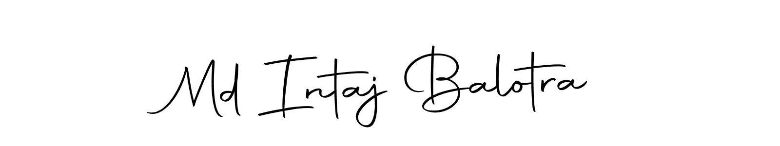 Also You can easily find your signature by using the search form. We will create Md Intaj Balotra name handwritten signature images for you free of cost using Autography-DOLnW sign style. Md Intaj Balotra signature style 10 images and pictures png