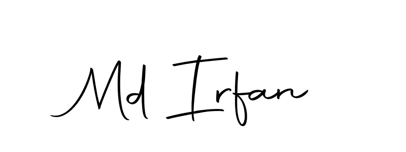 Also we have Md Irfan name is the best signature style. Create professional handwritten signature collection using Autography-DOLnW autograph style. Md Irfan signature style 10 images and pictures png