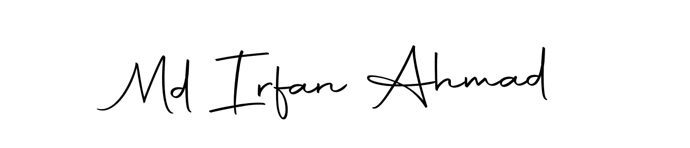 Design your own signature with our free online signature maker. With this signature software, you can create a handwritten (Autography-DOLnW) signature for name Md Irfan Ahmad. Md Irfan Ahmad signature style 10 images and pictures png