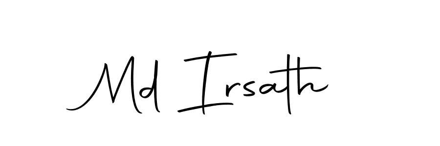 The best way (Autography-DOLnW) to make a short signature is to pick only two or three words in your name. The name Md Irsath include a total of six letters. For converting this name. Md Irsath signature style 10 images and pictures png