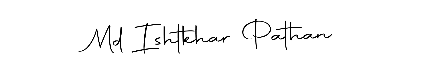 How to make Md Ishtkhar Pathan signature? Autography-DOLnW is a professional autograph style. Create handwritten signature for Md Ishtkhar Pathan name. Md Ishtkhar Pathan signature style 10 images and pictures png
