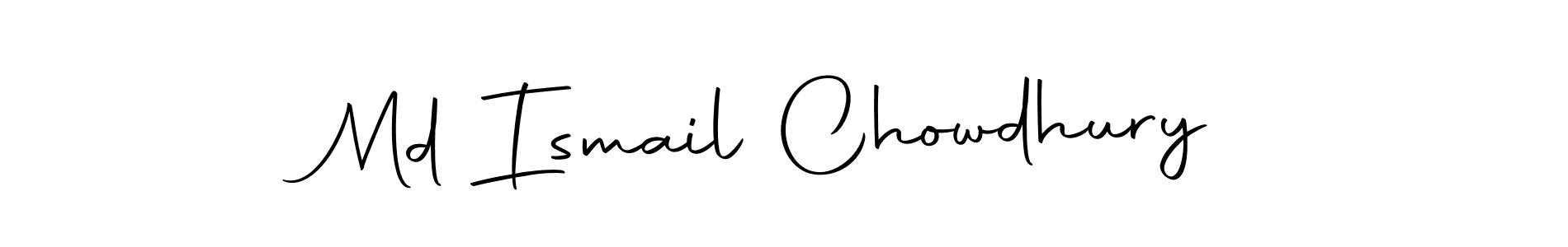 if you are searching for the best signature style for your name Md Ismail Chowdhury. so please give up your signature search. here we have designed multiple signature styles  using Autography-DOLnW. Md Ismail Chowdhury signature style 10 images and pictures png