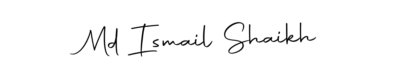 Md Ismail Shaikh stylish signature style. Best Handwritten Sign (Autography-DOLnW) for my name. Handwritten Signature Collection Ideas for my name Md Ismail Shaikh. Md Ismail Shaikh signature style 10 images and pictures png