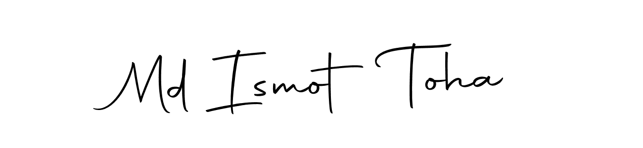 The best way (Autography-DOLnW) to make a short signature is to pick only two or three words in your name. The name Md Ismot Toha include a total of six letters. For converting this name. Md Ismot Toha signature style 10 images and pictures png