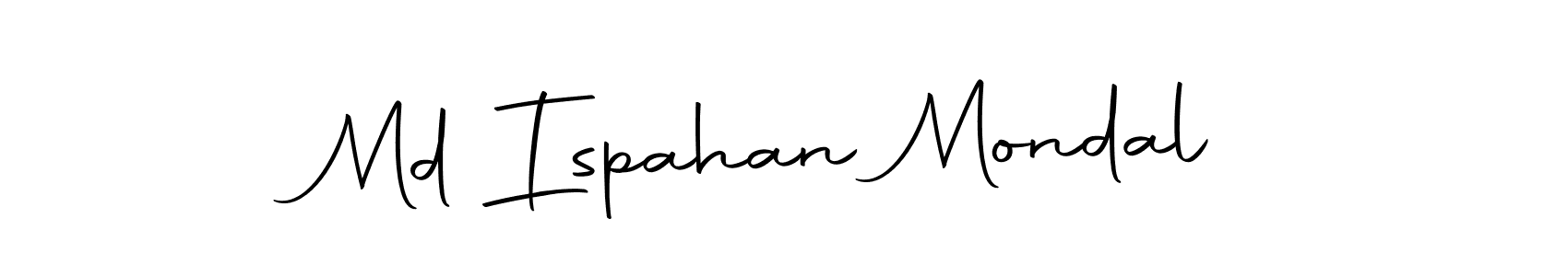 You can use this online signature creator to create a handwritten signature for the name Md Ispahan Mondal. This is the best online autograph maker. Md Ispahan Mondal signature style 10 images and pictures png