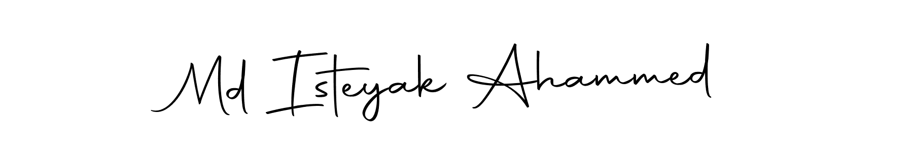 Make a beautiful signature design for name Md Isteyak Ahammed. With this signature (Autography-DOLnW) style, you can create a handwritten signature for free. Md Isteyak Ahammed signature style 10 images and pictures png