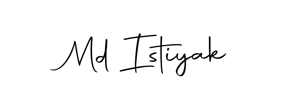 You can use this online signature creator to create a handwritten signature for the name Md Istiyak. This is the best online autograph maker. Md Istiyak signature style 10 images and pictures png