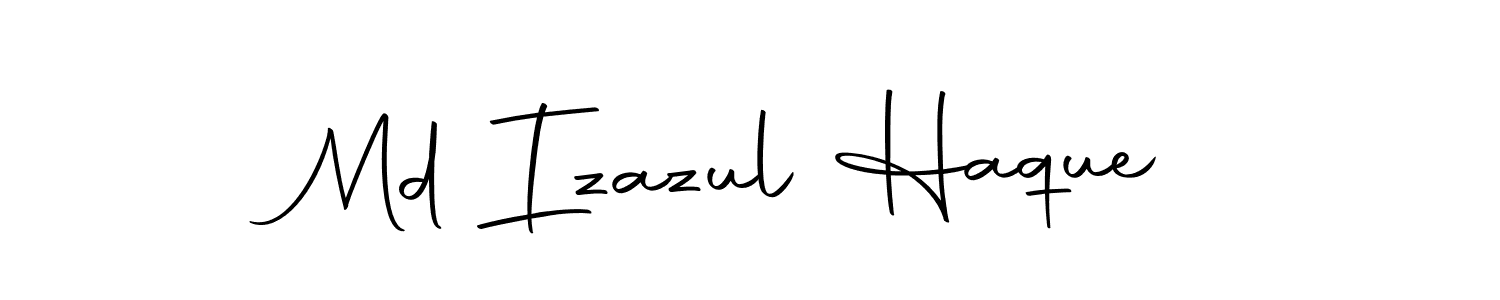 Use a signature maker to create a handwritten signature online. With this signature software, you can design (Autography-DOLnW) your own signature for name Md Izazul Haque. Md Izazul Haque signature style 10 images and pictures png