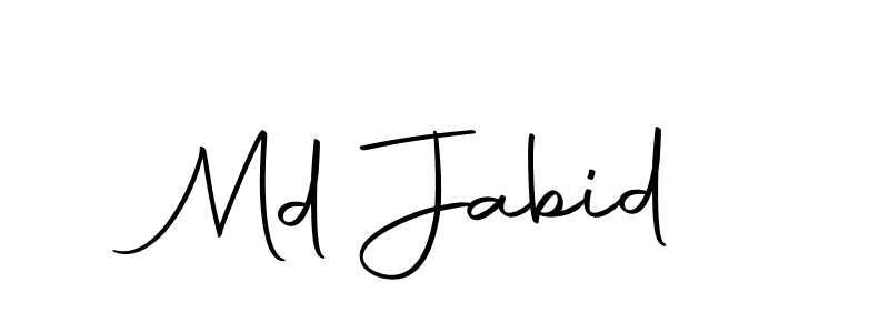 You should practise on your own different ways (Autography-DOLnW) to write your name (Md Jabid) in signature. don't let someone else do it for you. Md Jabid signature style 10 images and pictures png