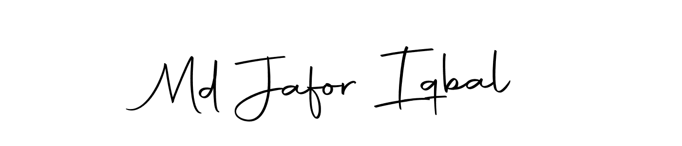 Also we have Md Jafor Iqbal name is the best signature style. Create professional handwritten signature collection using Autography-DOLnW autograph style. Md Jafor Iqbal signature style 10 images and pictures png