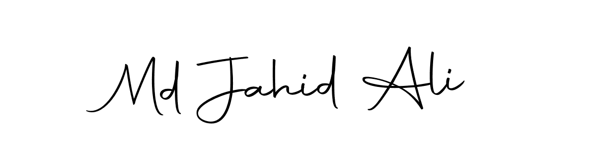 Make a beautiful signature design for name Md Jahid Ali. Use this online signature maker to create a handwritten signature for free. Md Jahid Ali signature style 10 images and pictures png