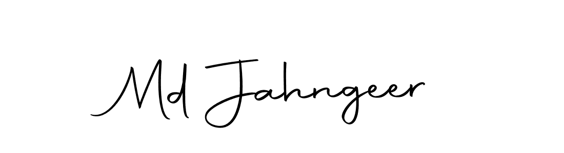 Also we have Md Jahngeer name is the best signature style. Create professional handwritten signature collection using Autography-DOLnW autograph style. Md Jahngeer signature style 10 images and pictures png