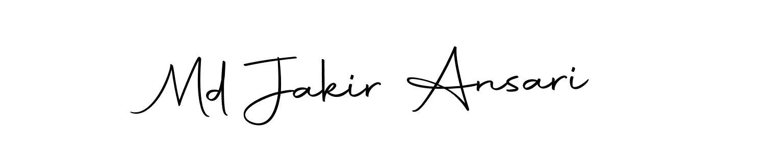 Make a beautiful signature design for name Md Jakir Ansari. With this signature (Autography-DOLnW) style, you can create a handwritten signature for free. Md Jakir Ansari signature style 10 images and pictures png