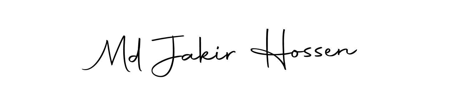 Also we have Md Jakir Hossen name is the best signature style. Create professional handwritten signature collection using Autography-DOLnW autograph style. Md Jakir Hossen signature style 10 images and pictures png